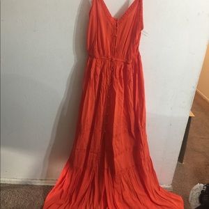 Beautiful long sleeveless dress